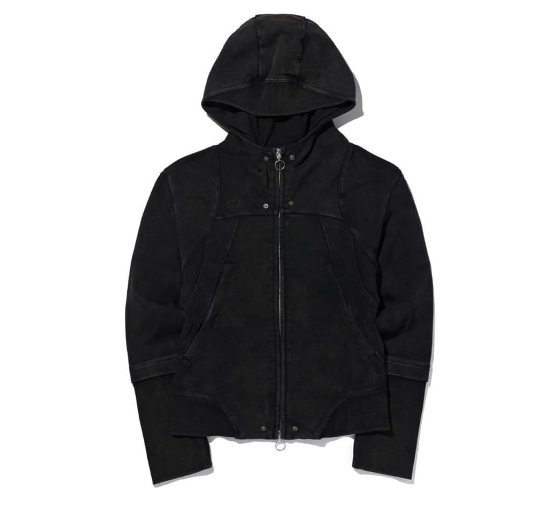 RHOMBUS PUNCHING HOODIE ZIP-UP 미스치프후드집업 상품이미지1