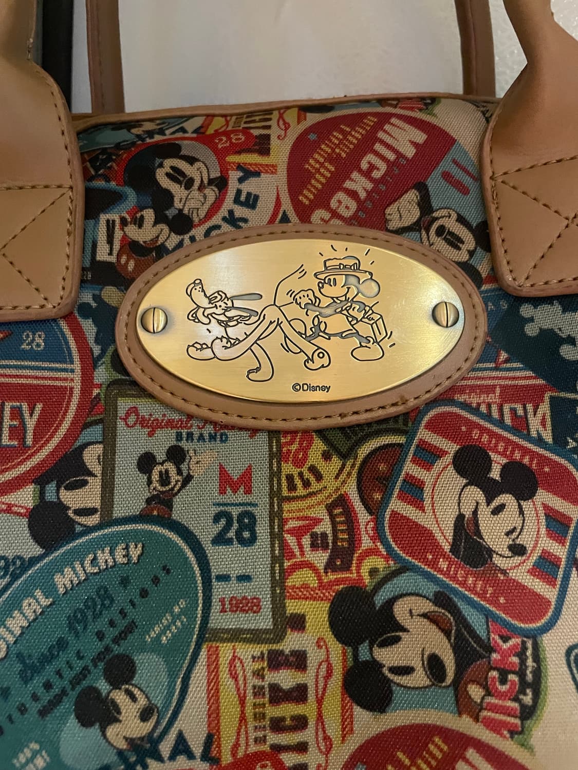 디즈니 빈티지 미키마우스 보스턴백 상품이미지2
