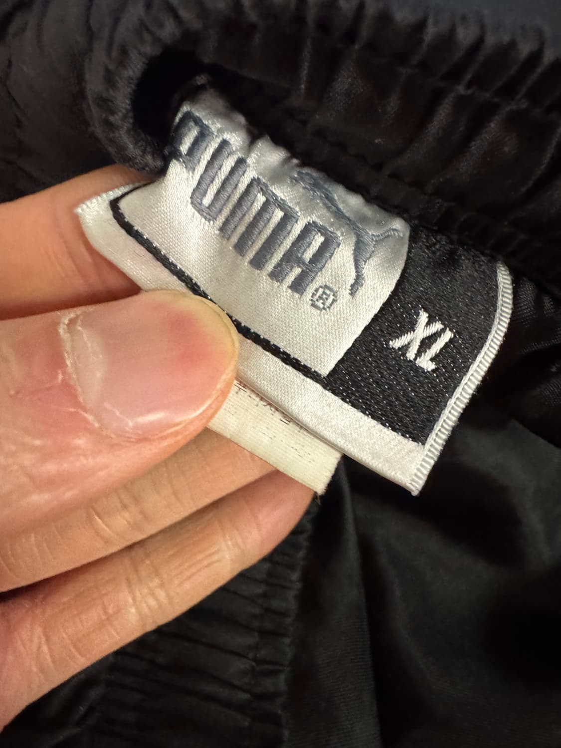 푸마 Puma 올드스쿨 트레이닝 검빨 조거팬츠 XL 31.5인치 상품이미지3