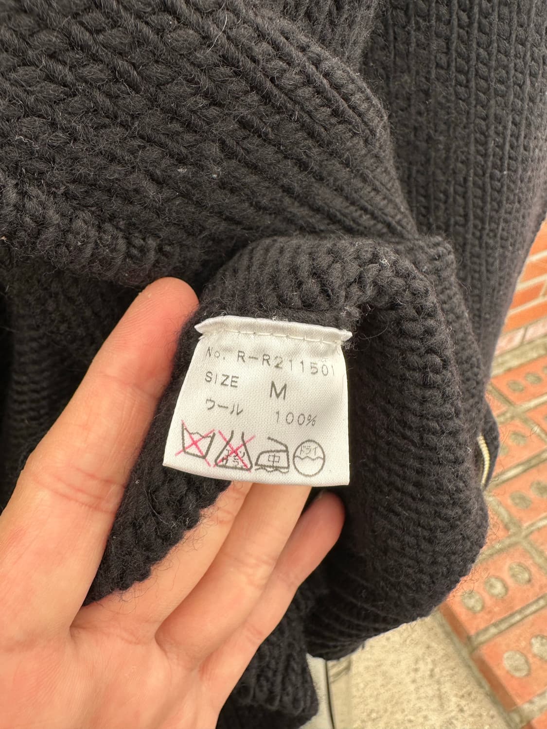 Japenese vintage 96 집업 스웨터  상품이미지8