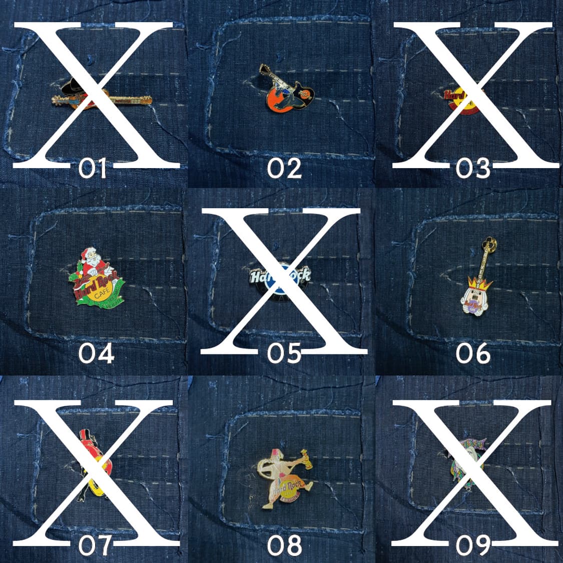 하드록카페 핀 뱃지 상품이미지1