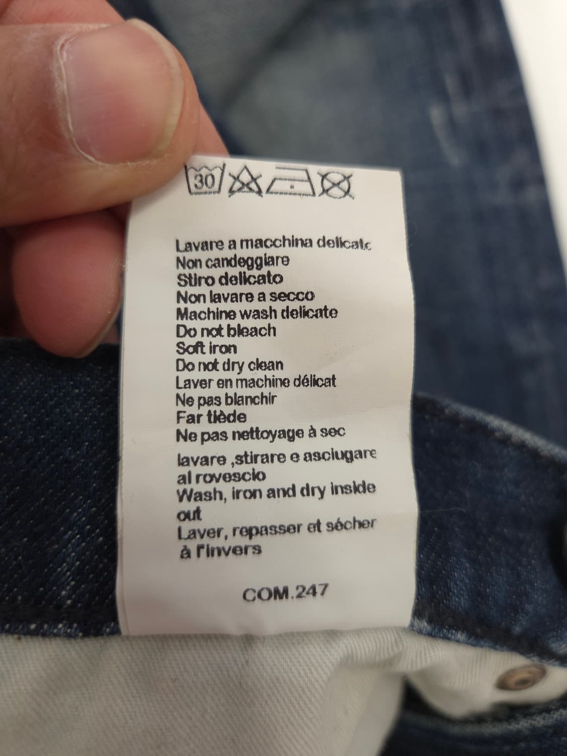 29 닐바렛 바이커진 데님 스키니핏 청바지 상품이미지10