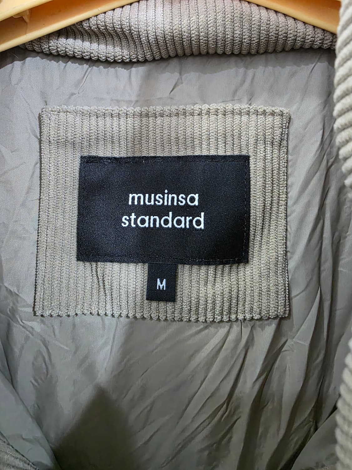 무신사스탠다드 남여공용 코듀로이 숏패딩 상품이미지3