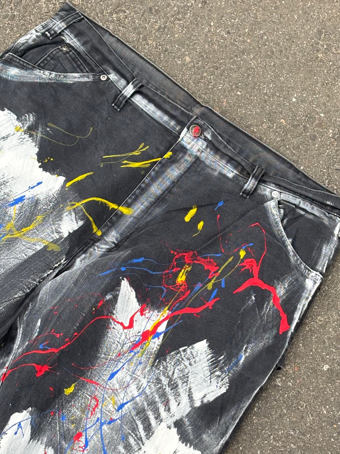 90s'커스텀 디키즈 워크팬츠 회색 상품이미지6