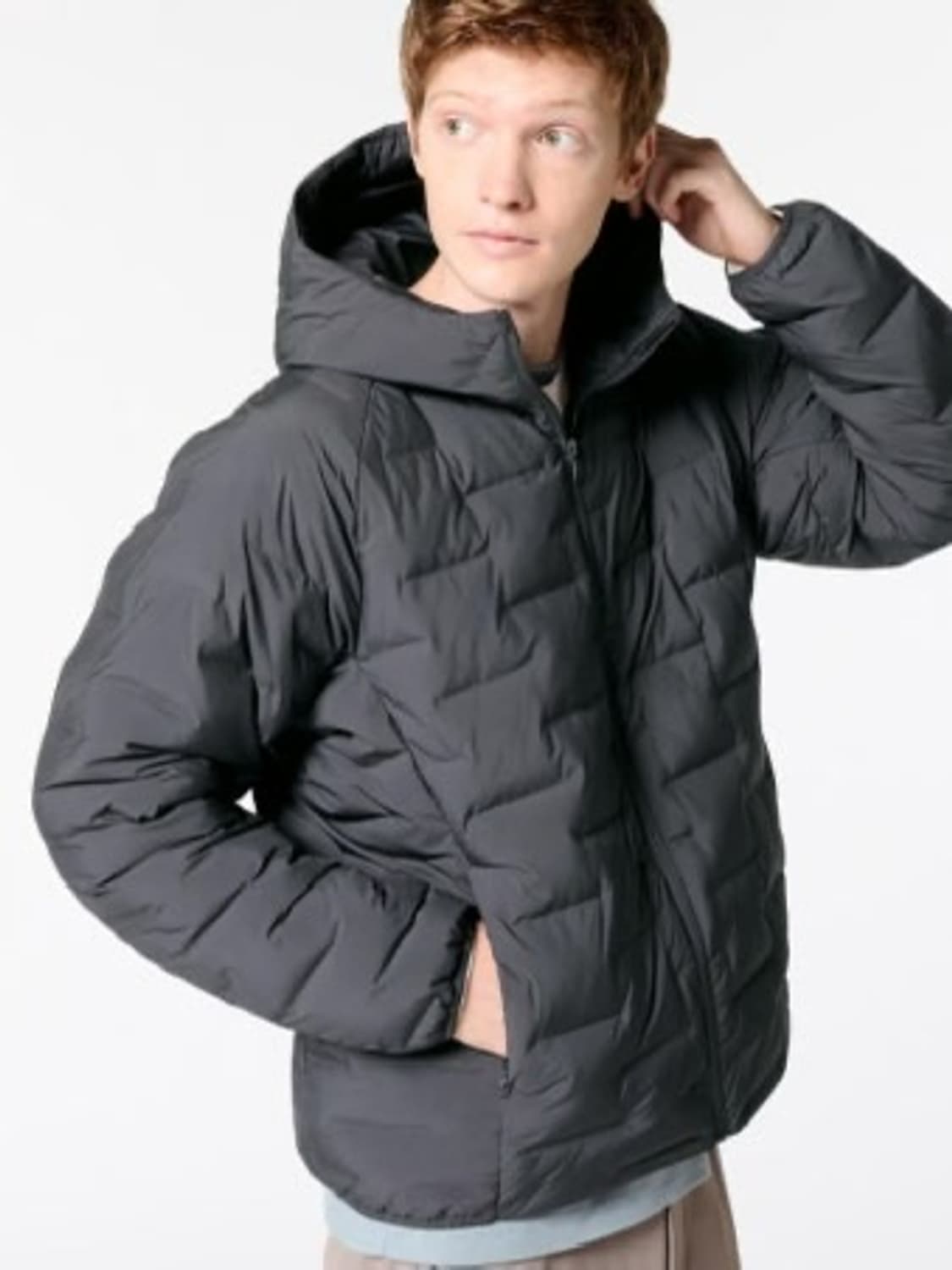 유니클로 퍼프테크 패딩 블랙 m 상품이미지1