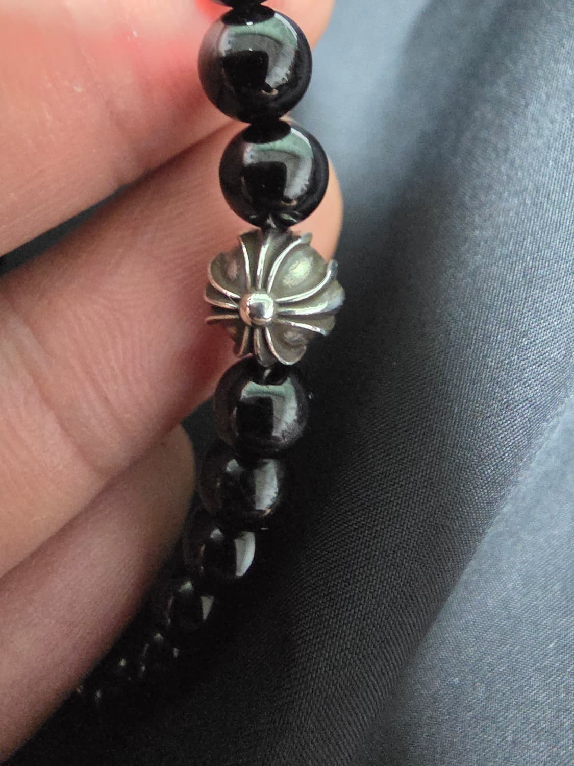 크롬하츠 크로스 스택비즈 팔찌 (브링s급) 상품이미지5