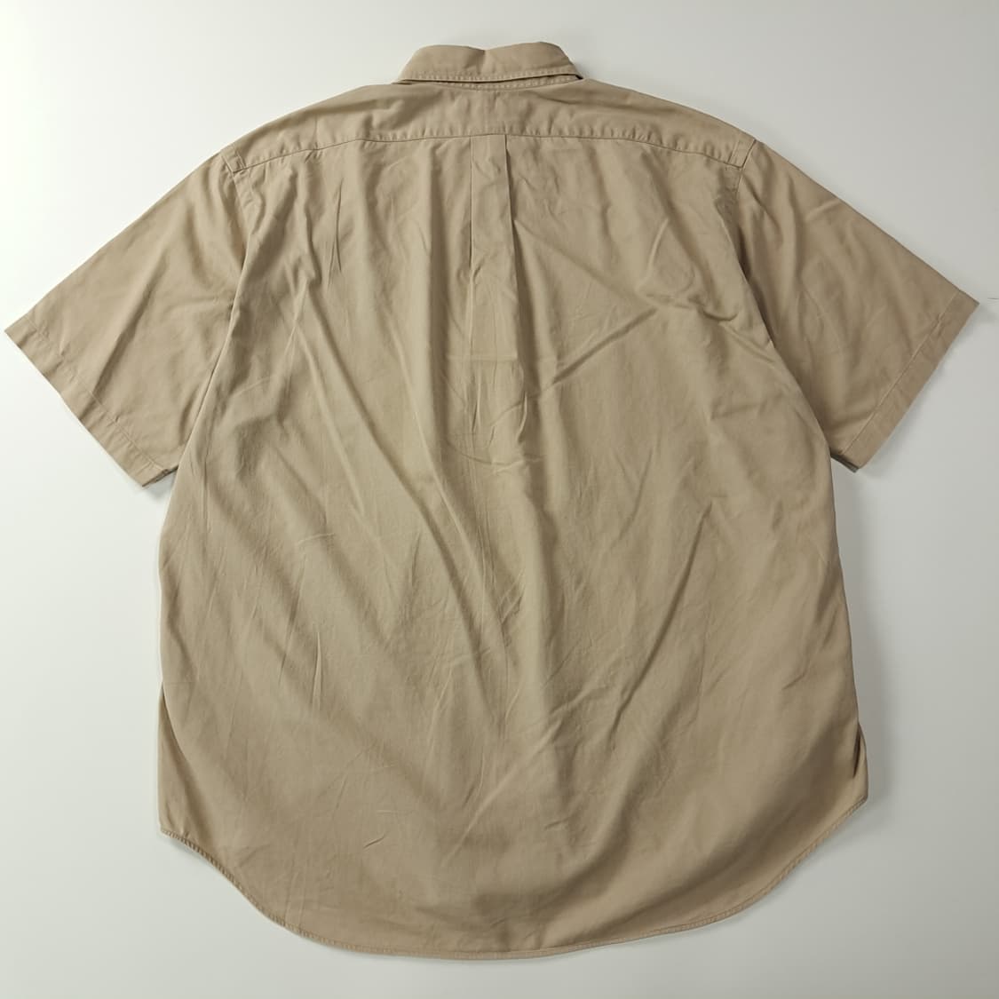 CK739 XL 폴로 90s 미국판 베이지 반팔 셔츠 남방 상품이미지6