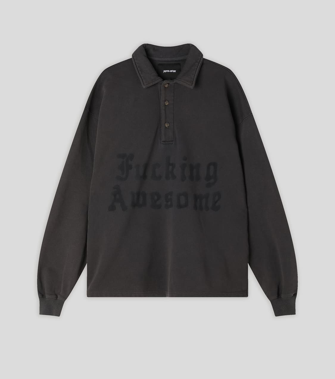 퍼킹어썸 블랙레터 럭비 다크 그레이 상품이미지1