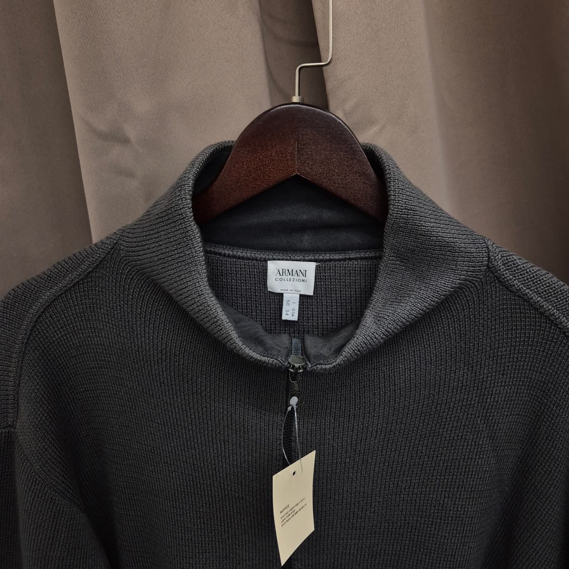 아르마니 남성 니트 집업 가디건 50 상품이미지2