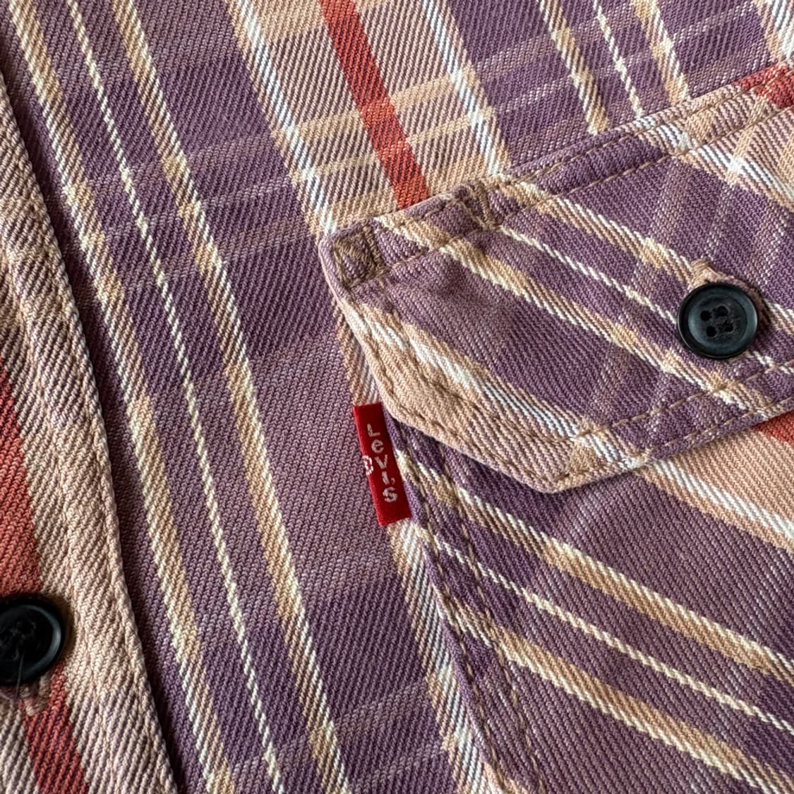 리바이스 정품 체크 해비 코튼 셔츠 상품이미지4