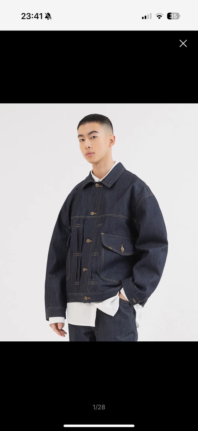 Lee 리 코듀라 RAW 데님 셋업(인디고 로우) 상품이미지2