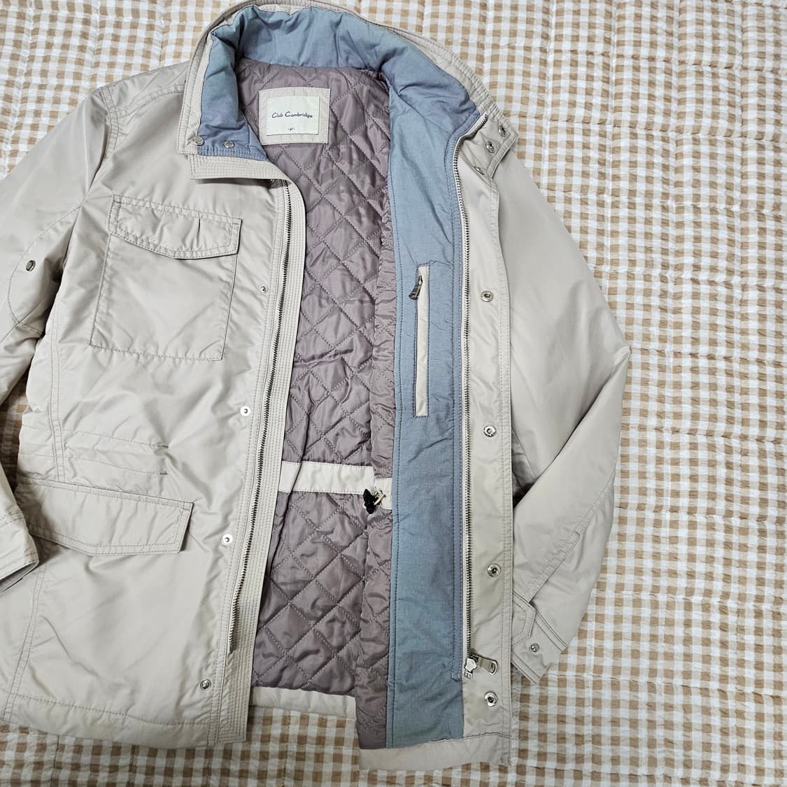클럽캠브리지 누빔 경량패딩 남자100 상품이미지5