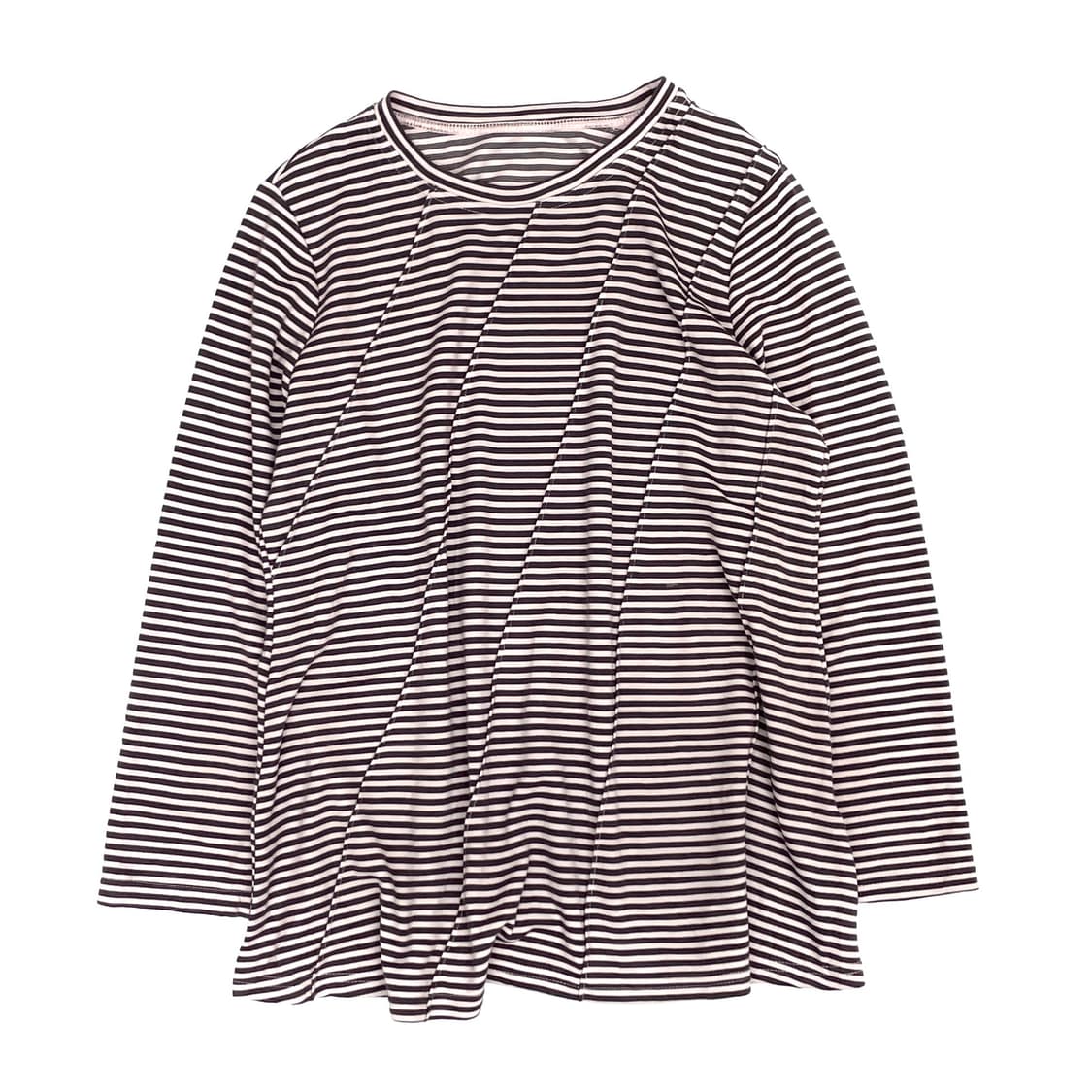 JPN Pink stripe girl long sleeve 상품이미지2