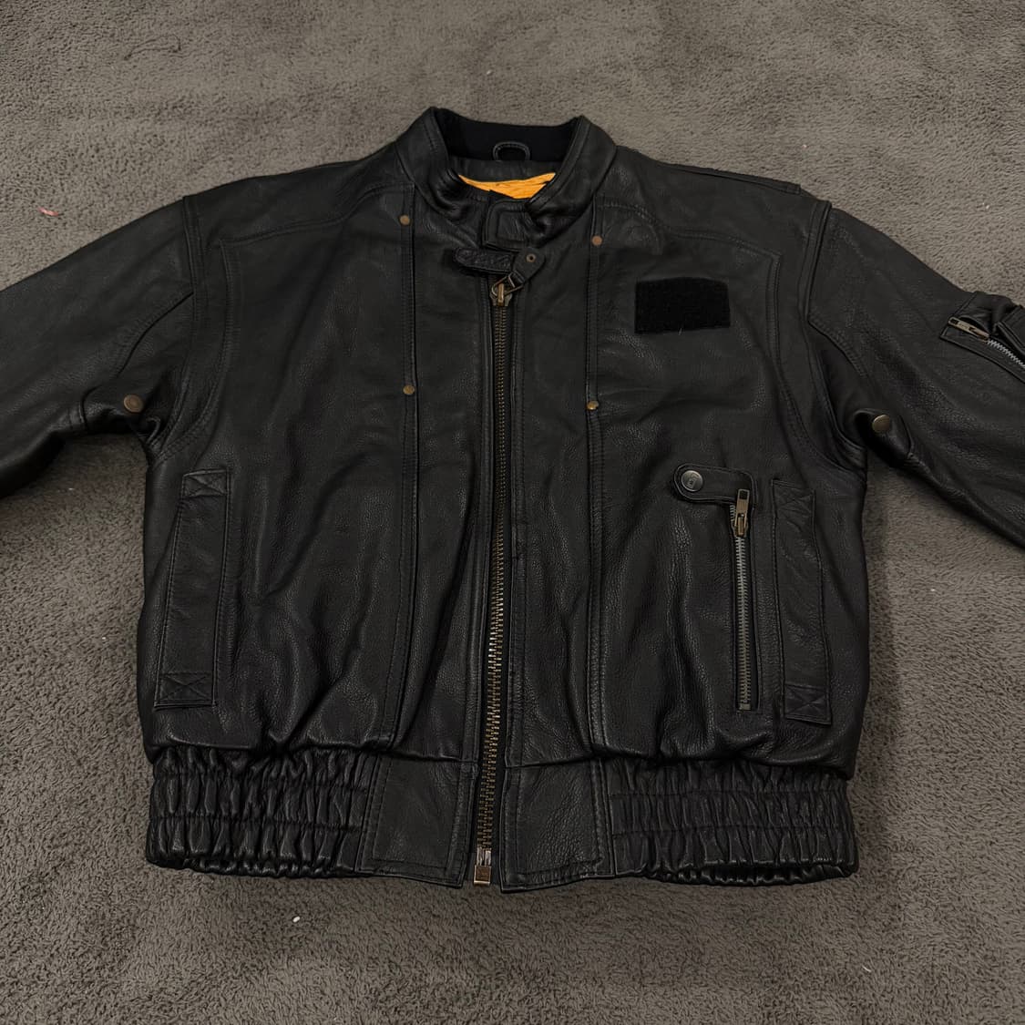 [정품/L] Plicana 모터사이클 라이더 레더 가죽 자켓 상품이미지3