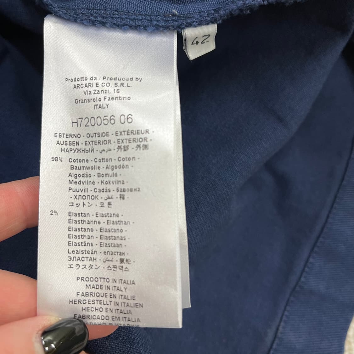 42 AVN 코튼 자켓 블레이져 0210M 상품이미지3