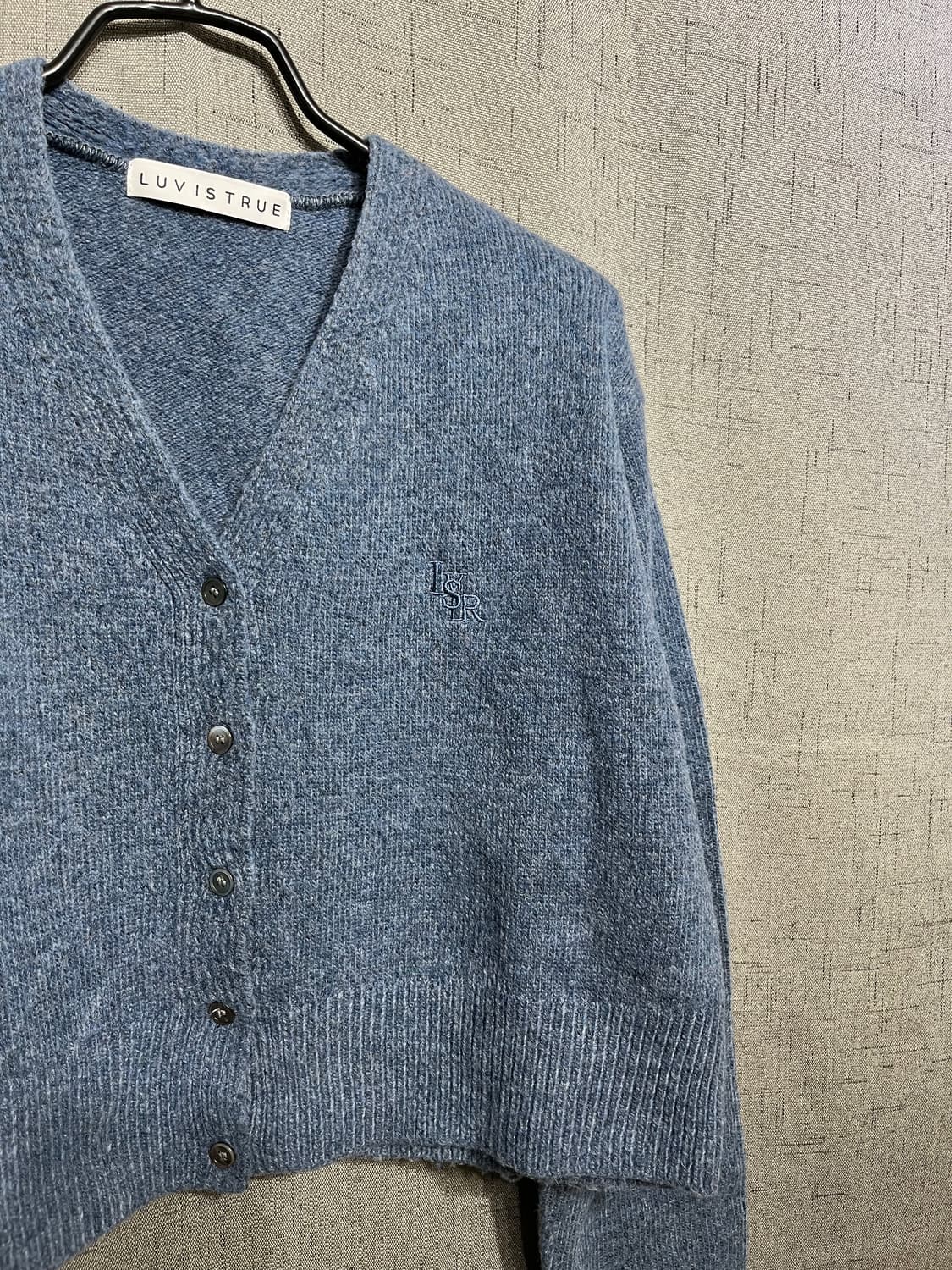 LUVISTRUE 러브이즈트루 크롭 가디건 블루 / FREE 상품이미지3