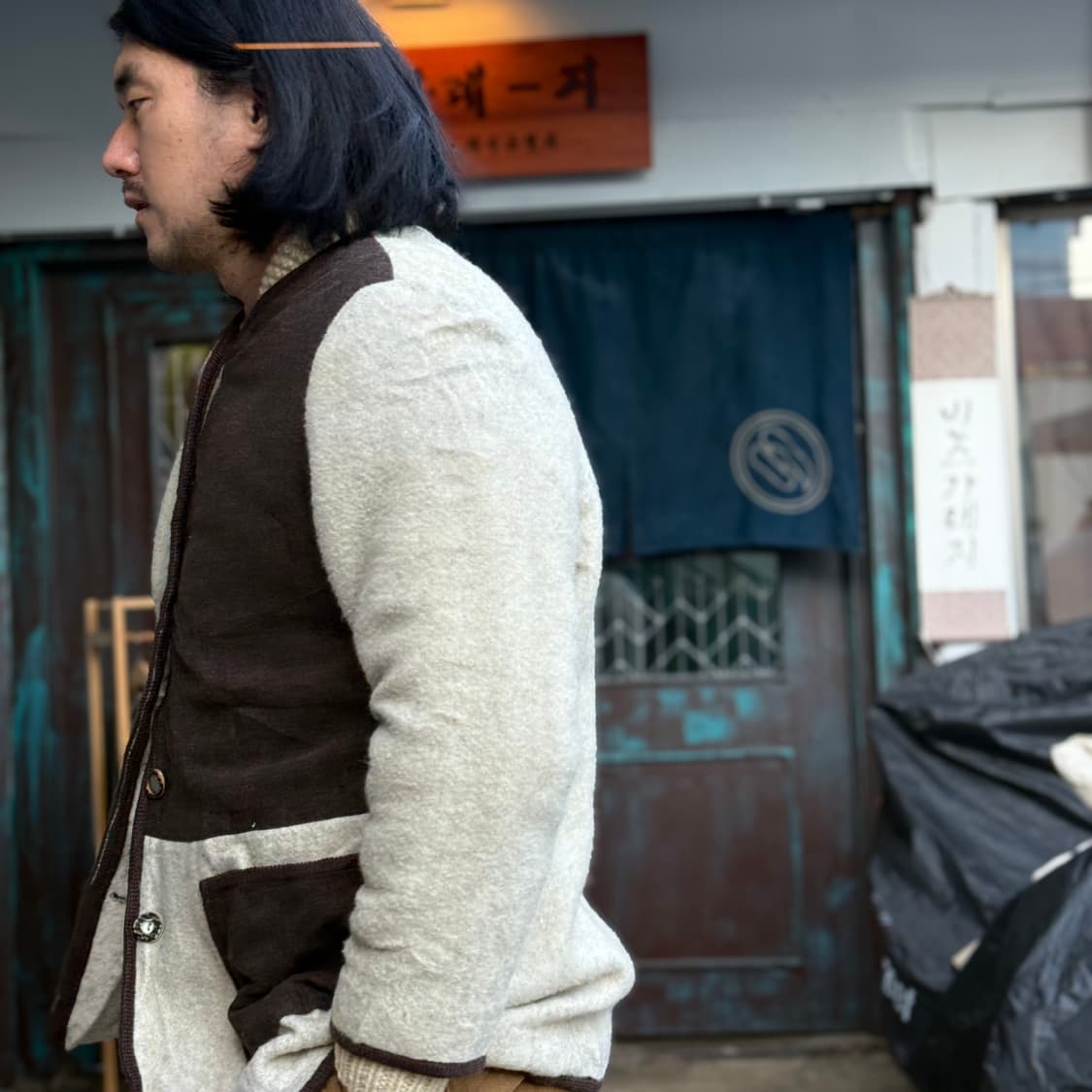 60-70's 빈티지 티롤리안 가디건 100-105 상품이미지8