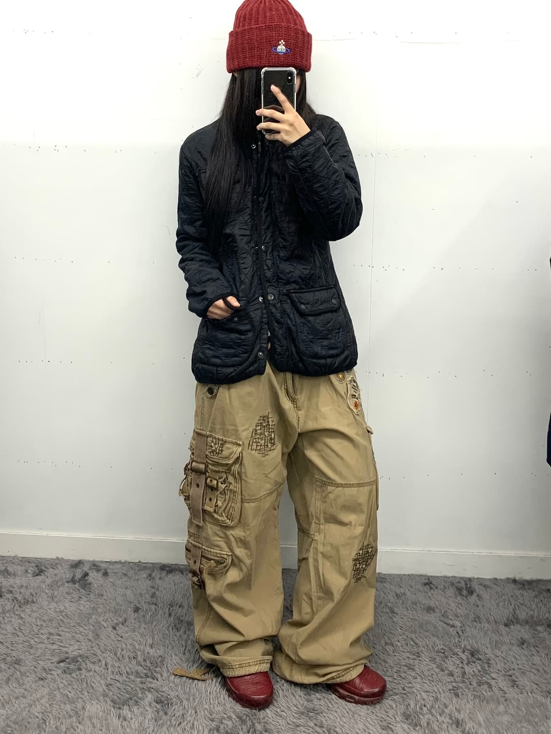 패치 본디지 카고 팬츠 상품이미지5