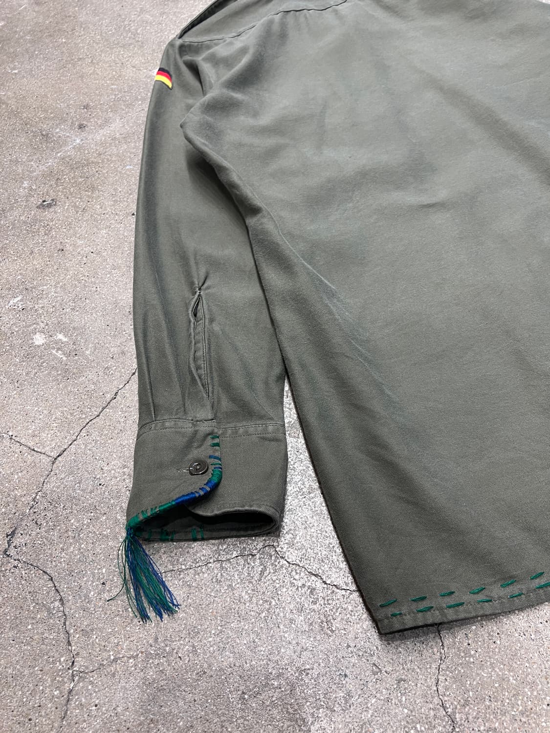 독일군 필드 셔츠 자켓 자수 handmade 상품이미지6