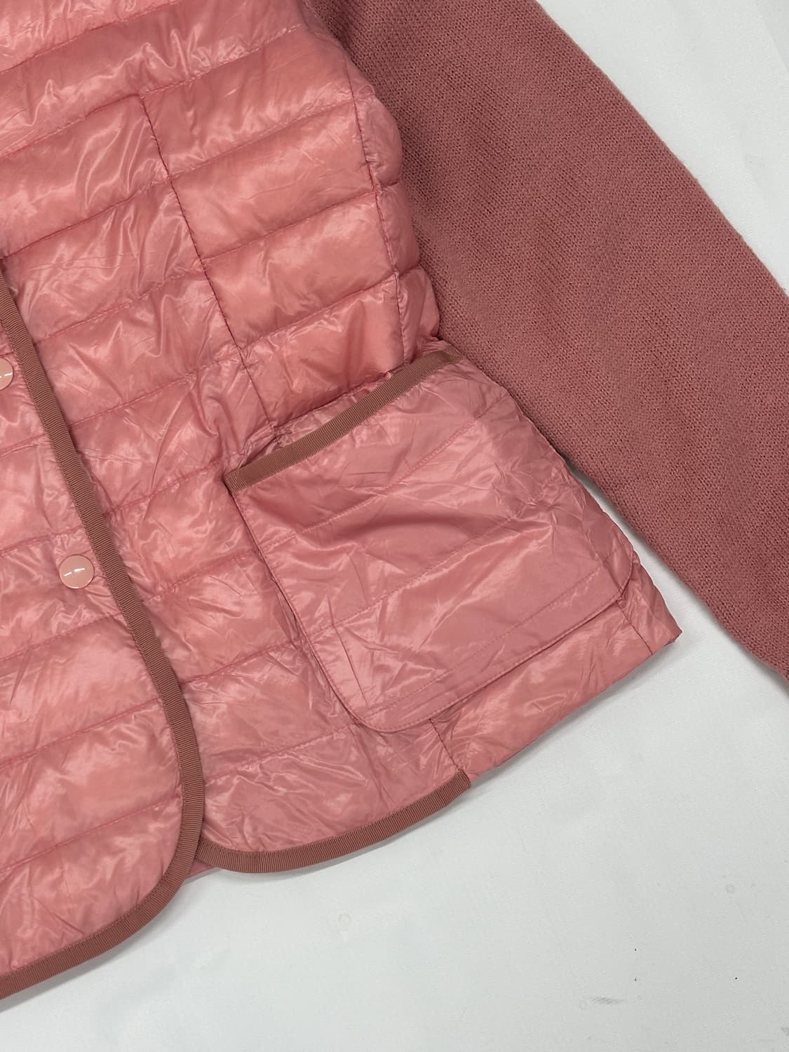 🍓딸기우유맛 러블리 경량 니트 패딩 🍓히메갸루 핀터 그런지 히피 상품이미지5