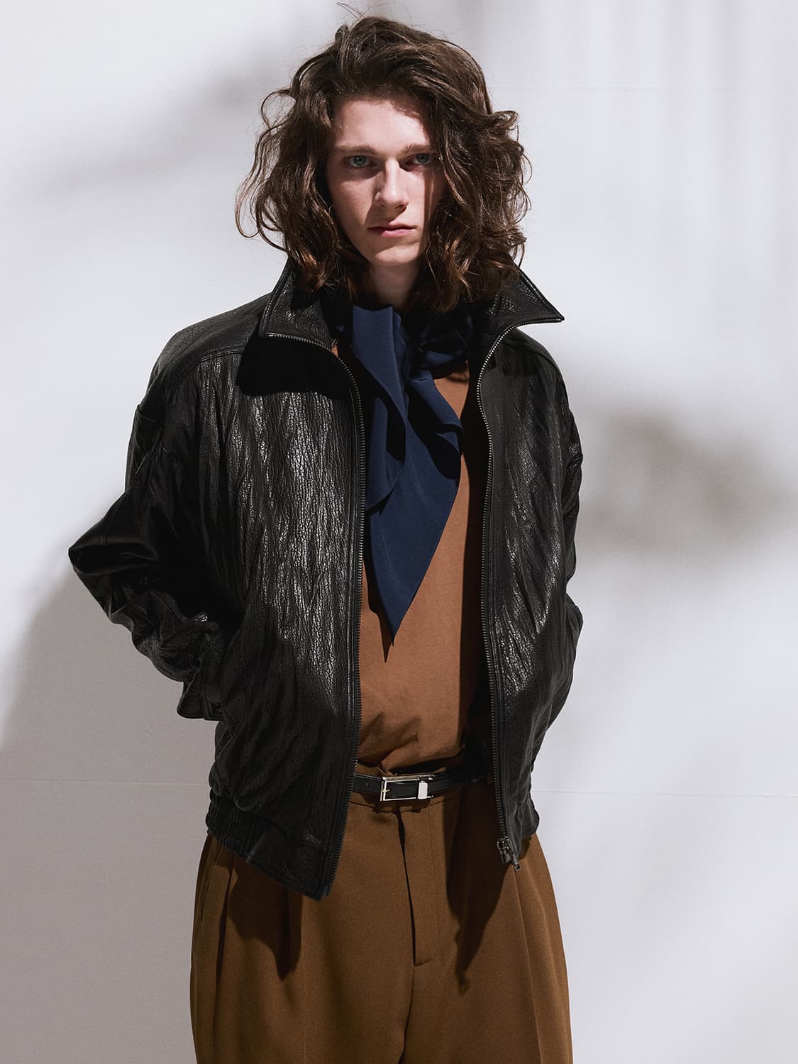 렉토 하이넥 양가죽쟈켓 상품이미지2