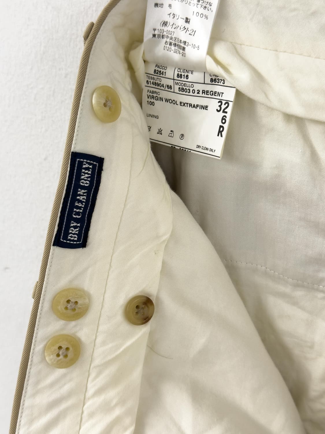 폴로 랄프로렌 슬랙스 made in Italy 상품이미지6