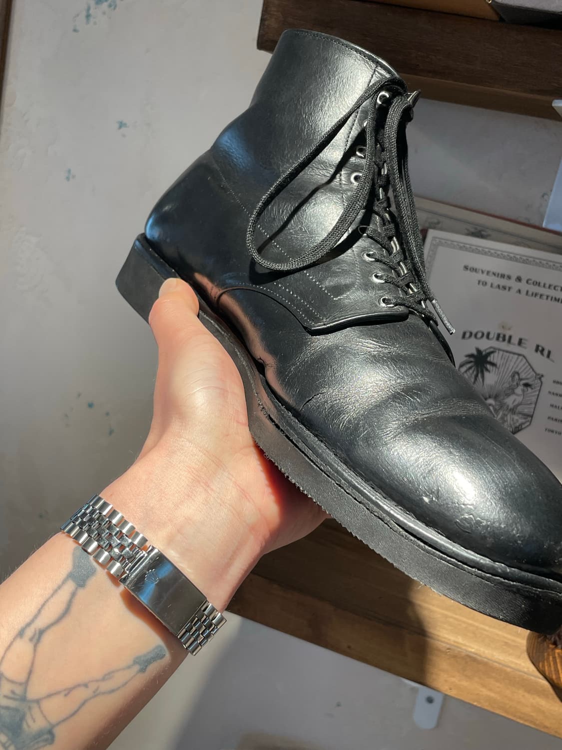 Alden 알든 밀리터리 라스트 부츠 싸게 판매 상품이미지6