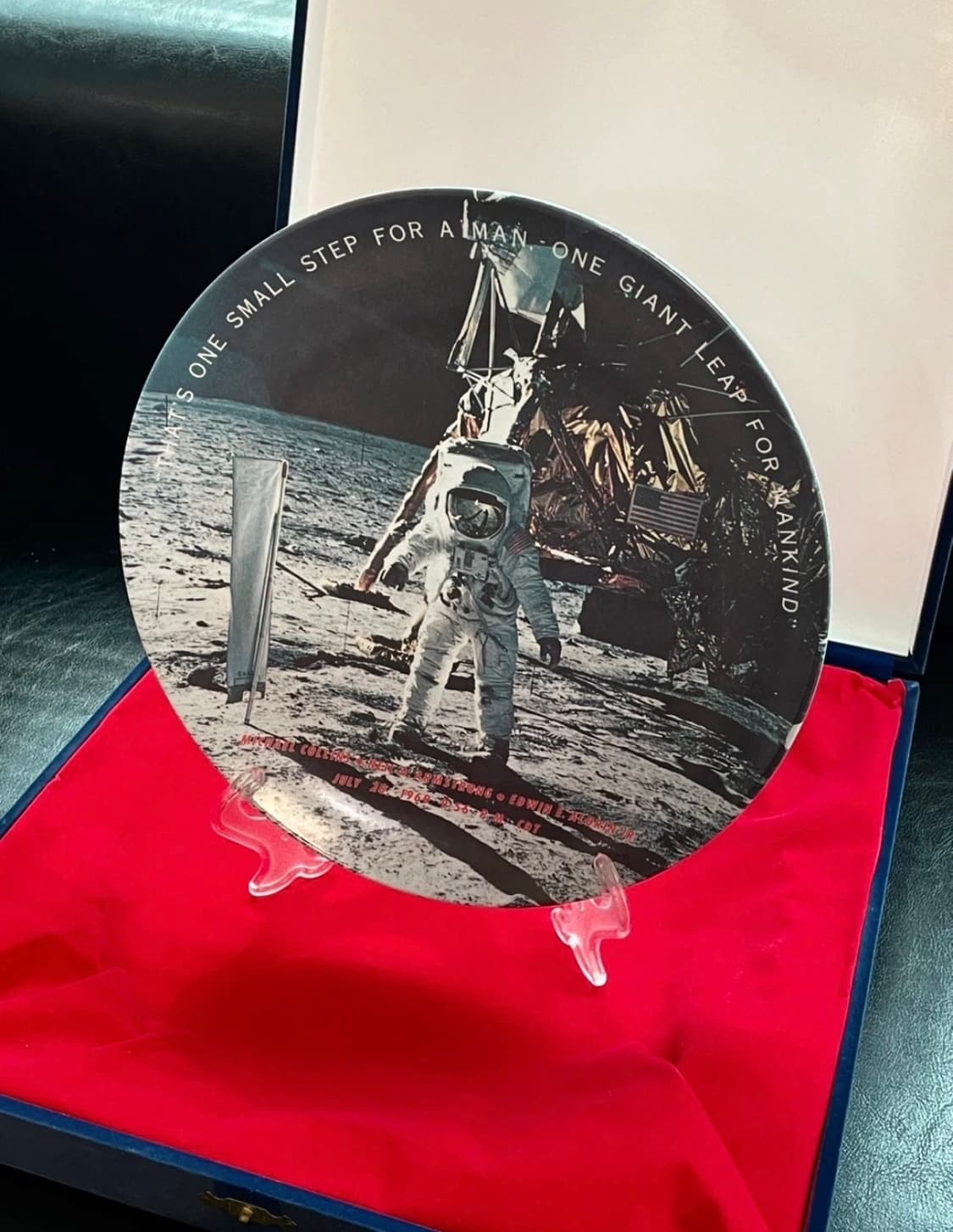 NASA 아폴로 11호 25주년 기념 접시 상품이미지2