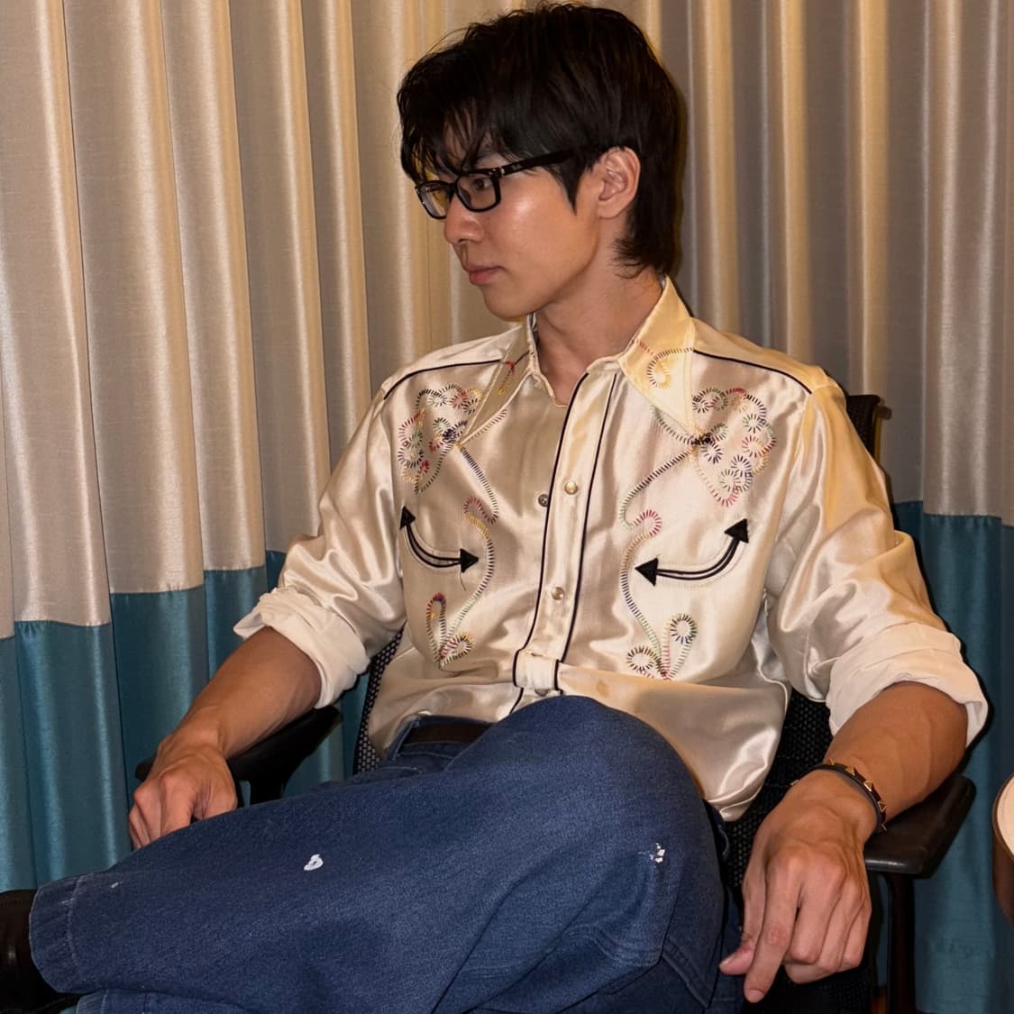 빈티지 h bar c 웨스턴셔츠  상품이미지1