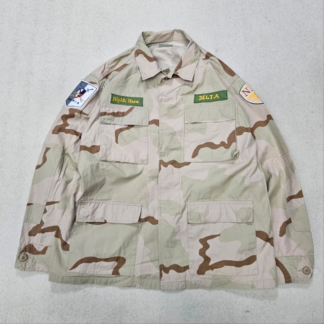 미군 데저트 카모 bdu 자켓 M/R 상품이미지3