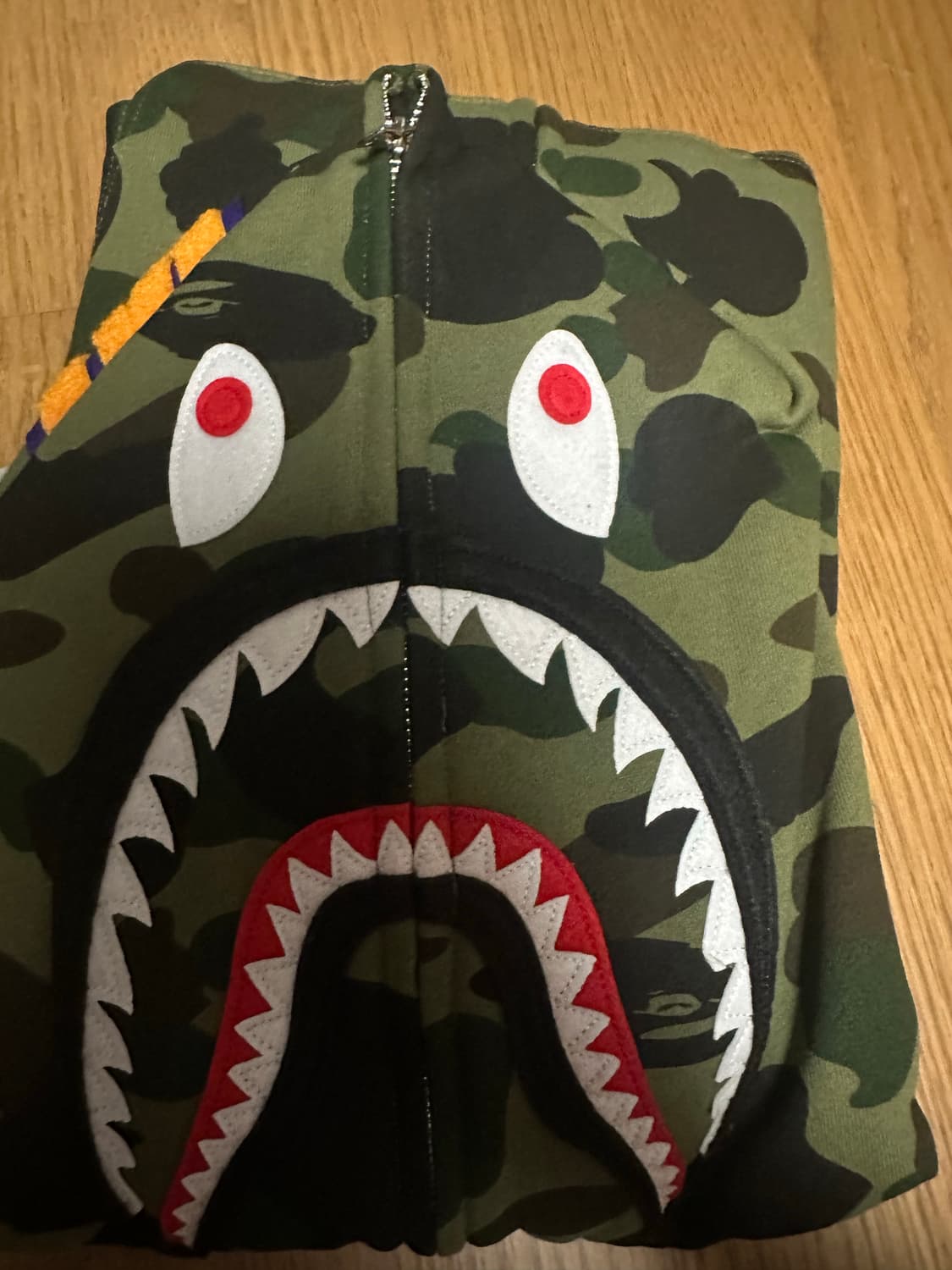 베이프 샤크후드 그린 상품이미지3