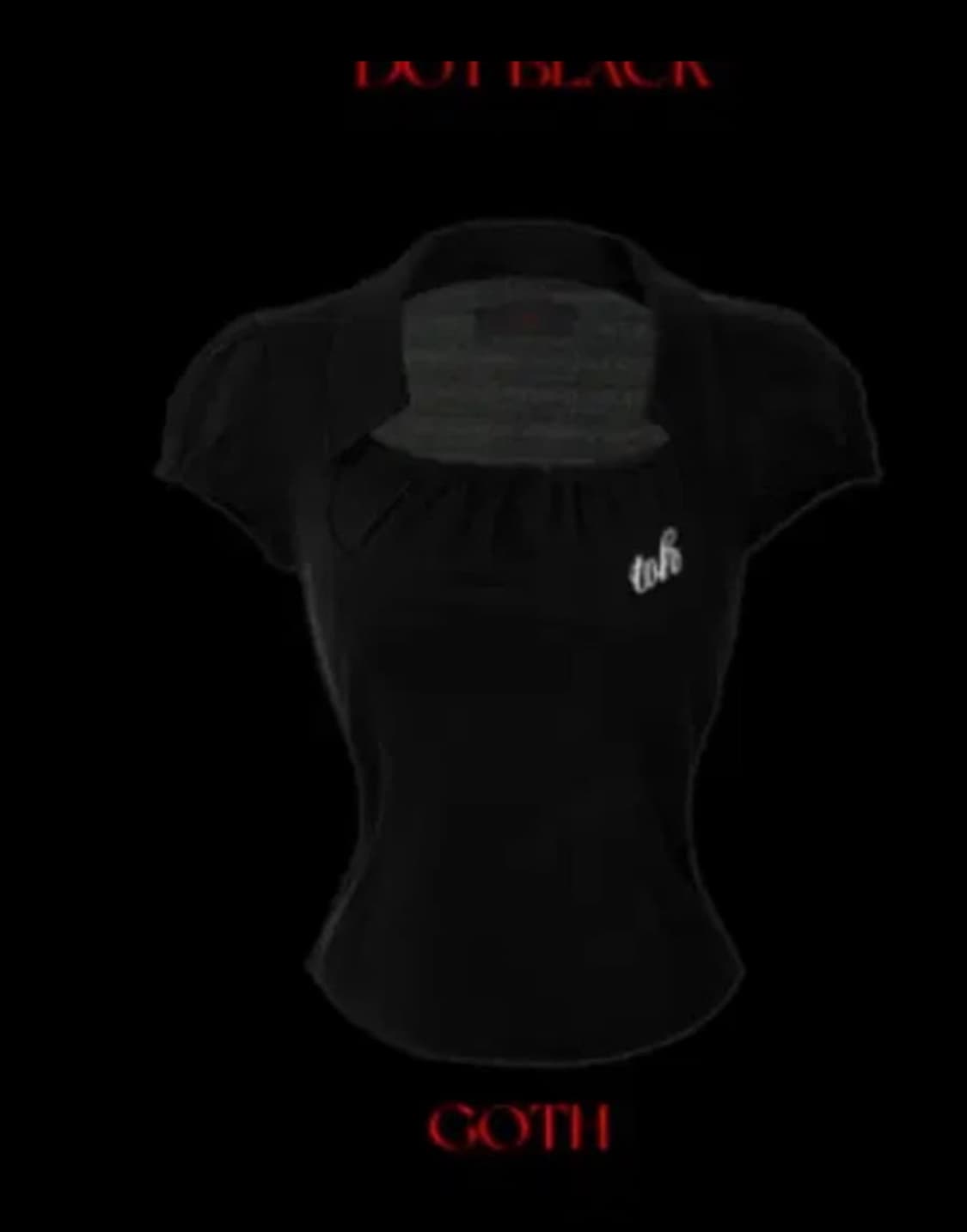 Toh dolly top 돌리탑 goth 상품이미지1
