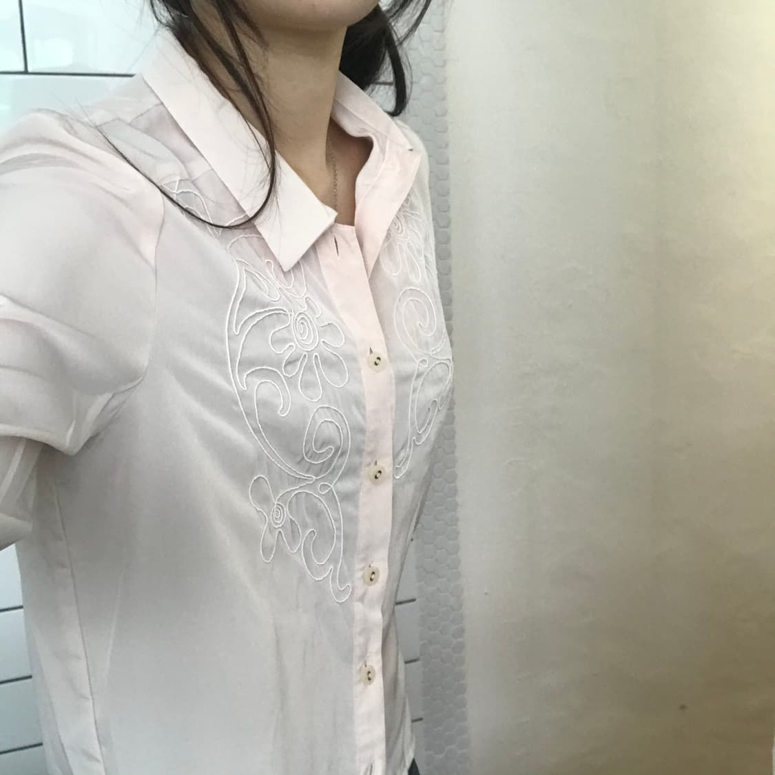 빈티지 자수 셔츠 상품이미지4