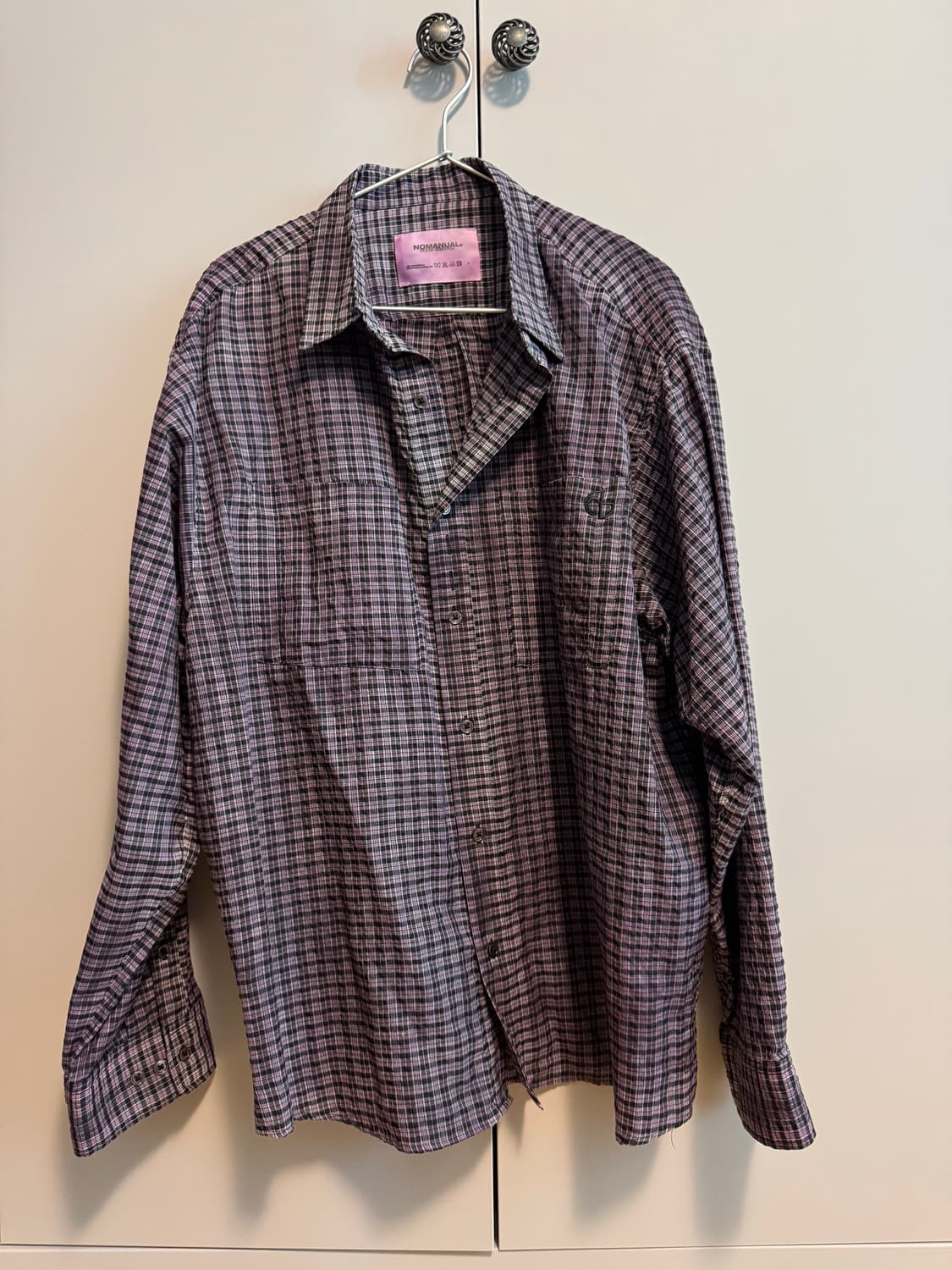 노메뉴얼 체크 셔츠 상품이미지1