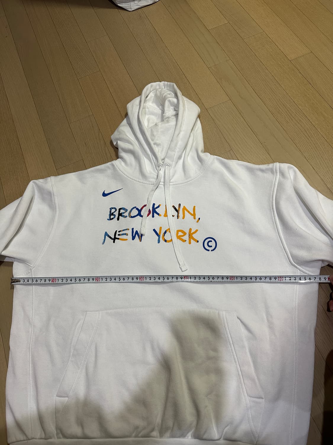 나이키 브루클린 넷츠시티 에디션 후드티 L 상품이미지5