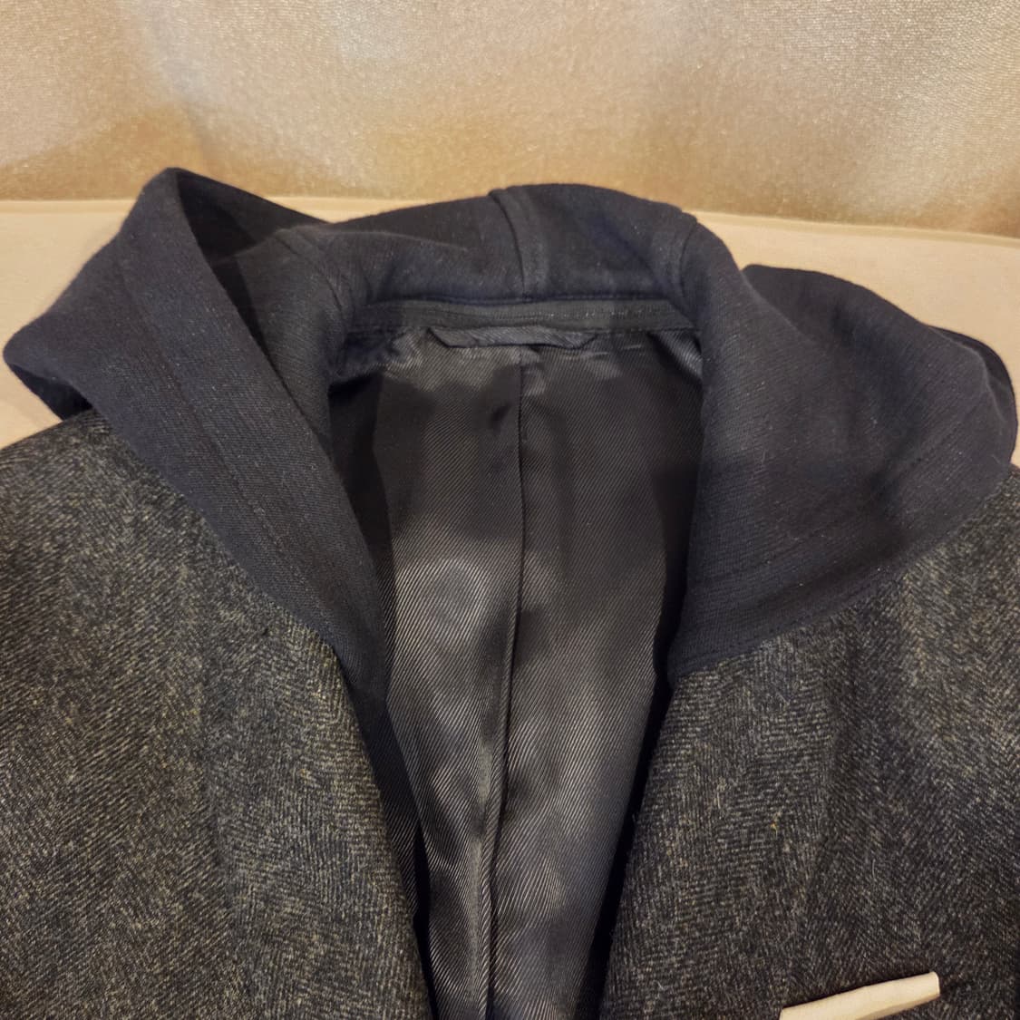 닐바렛 헤링본 후드 자켓 상품이미지6