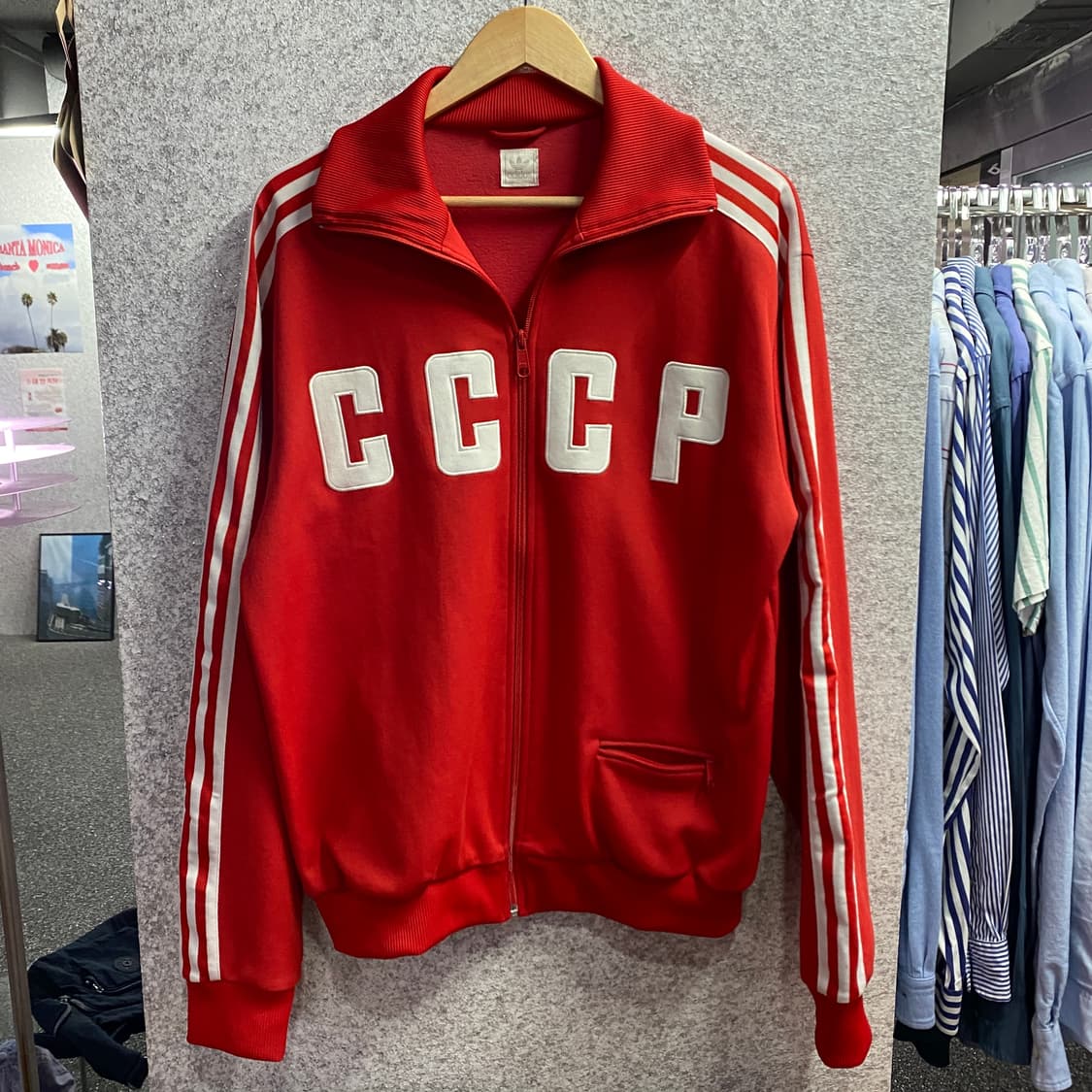 아디다스 구소련 CCCP 레드 삼선 트랙탑 져지 B4536 상품이미지2