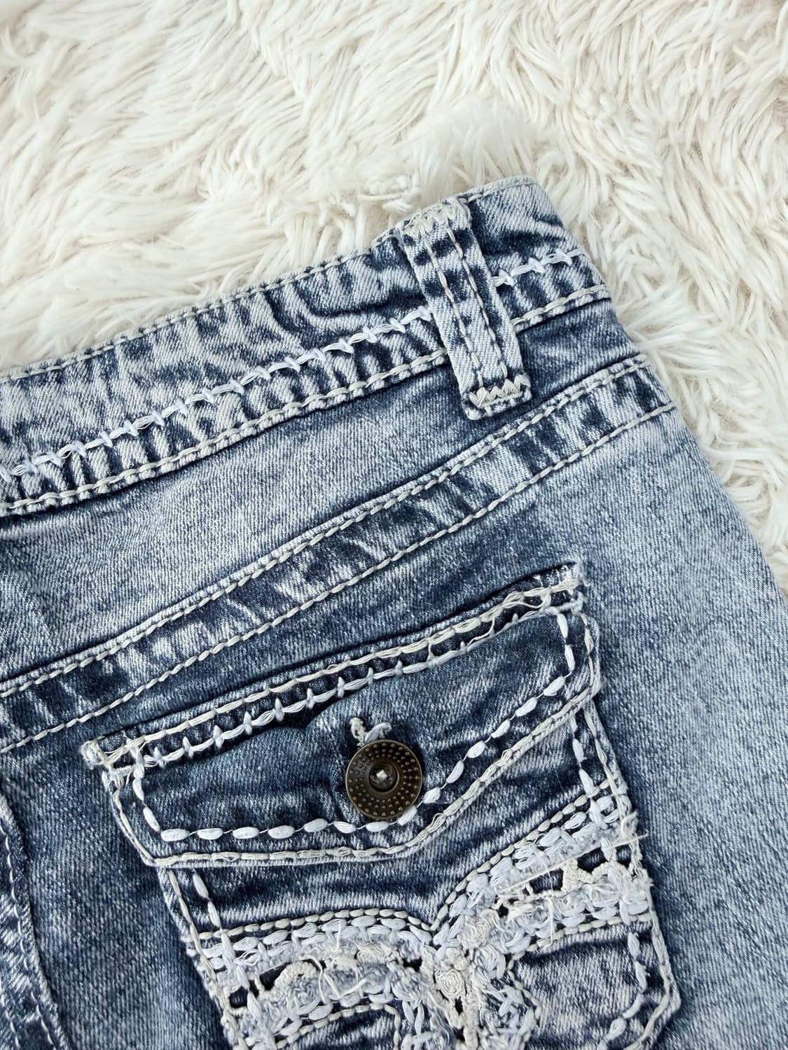 로우라이즈 데님 미니SK 상품이미지7