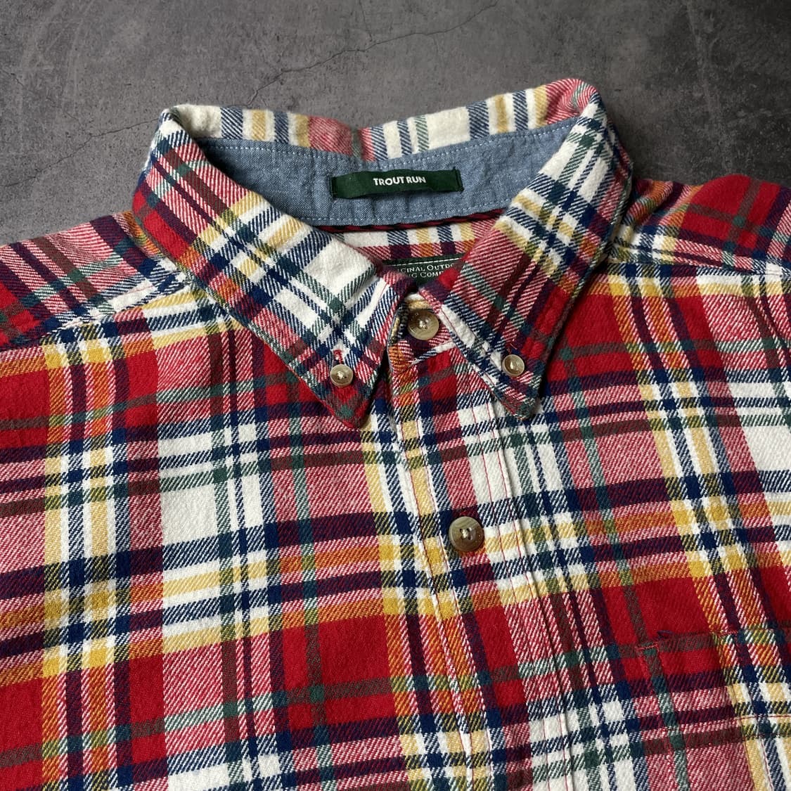 WOOLRICH 울리치 빈티지 체크패턴 플란넬 코튼 셔츠 A00343 상품이미지2