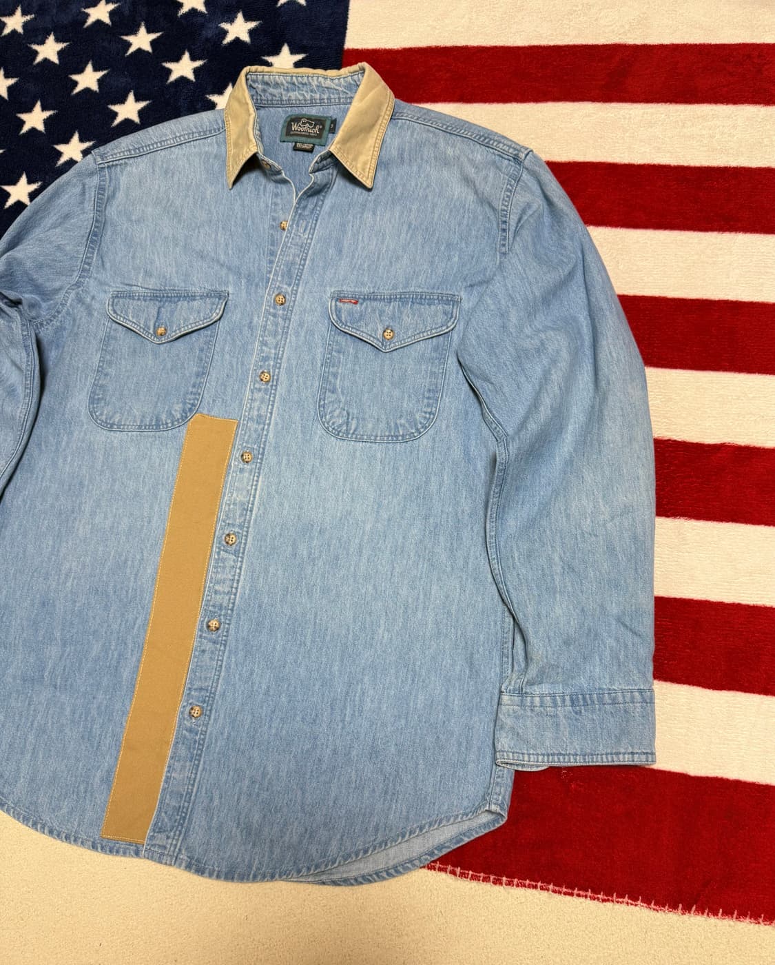 울리치데님셔츠woolrich denim shirt 빈티지데님셔츠 워크셔츠 상품이미지8