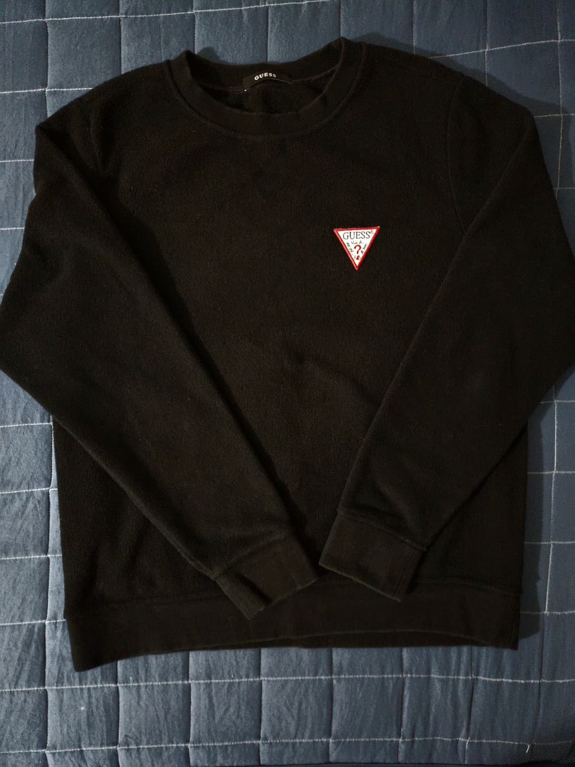 게스 양털 기모 맨투맨 하의 세트 상품이미지1