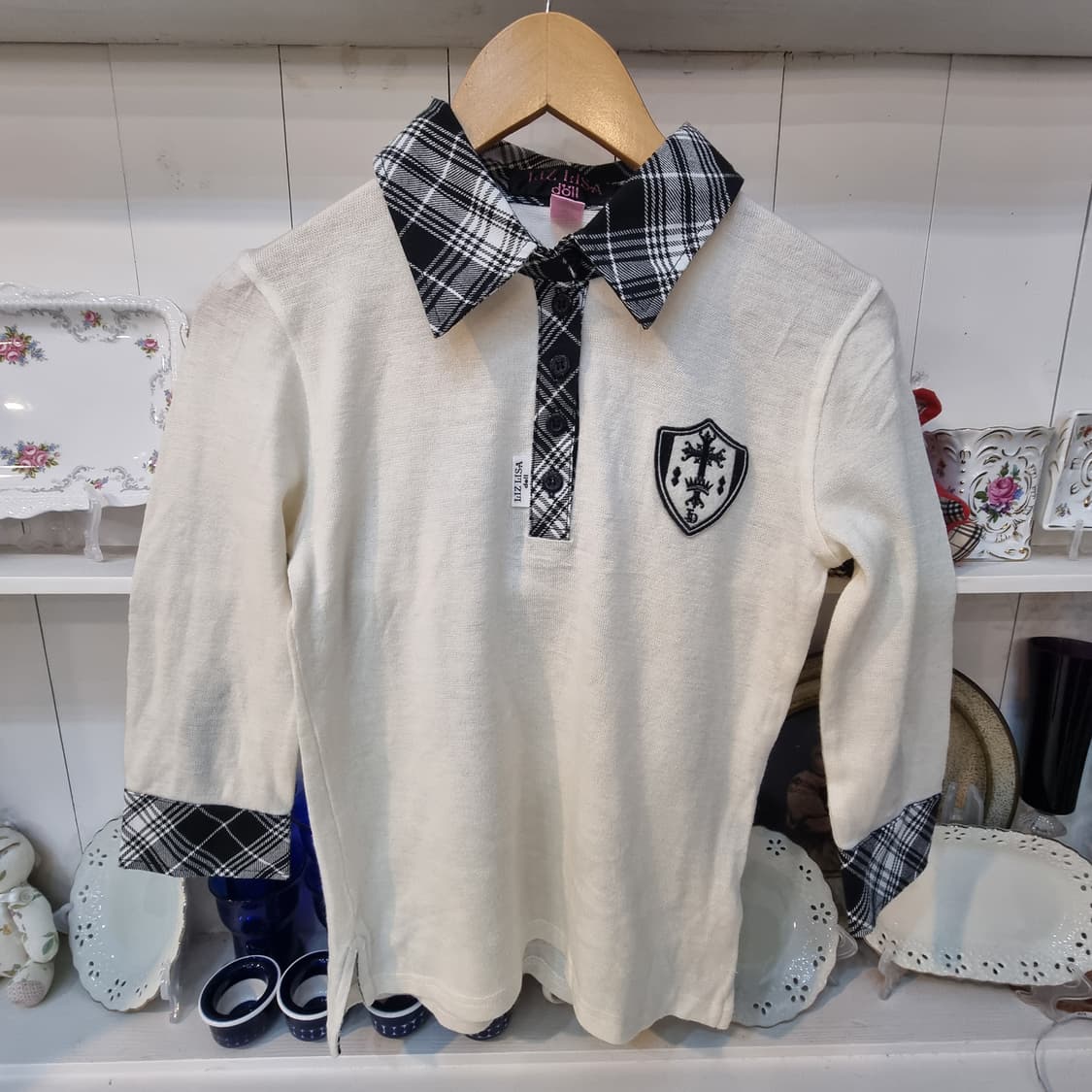 LIZ LISA doll 리즈리사돌 니트 폴로티 상품이미지1