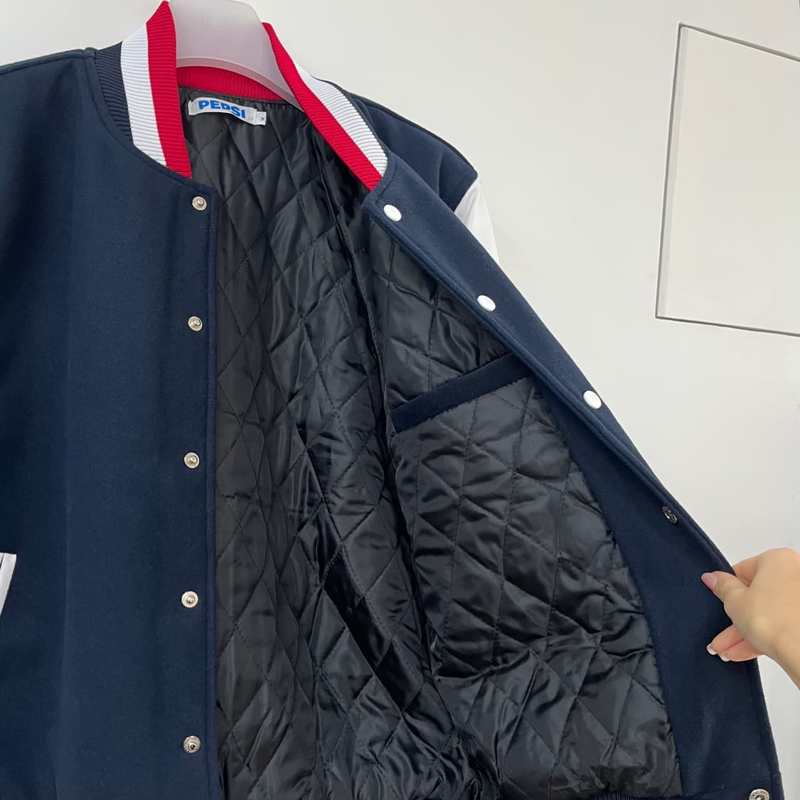 펩시 울 레더 바시티 자켓 상품이미지7