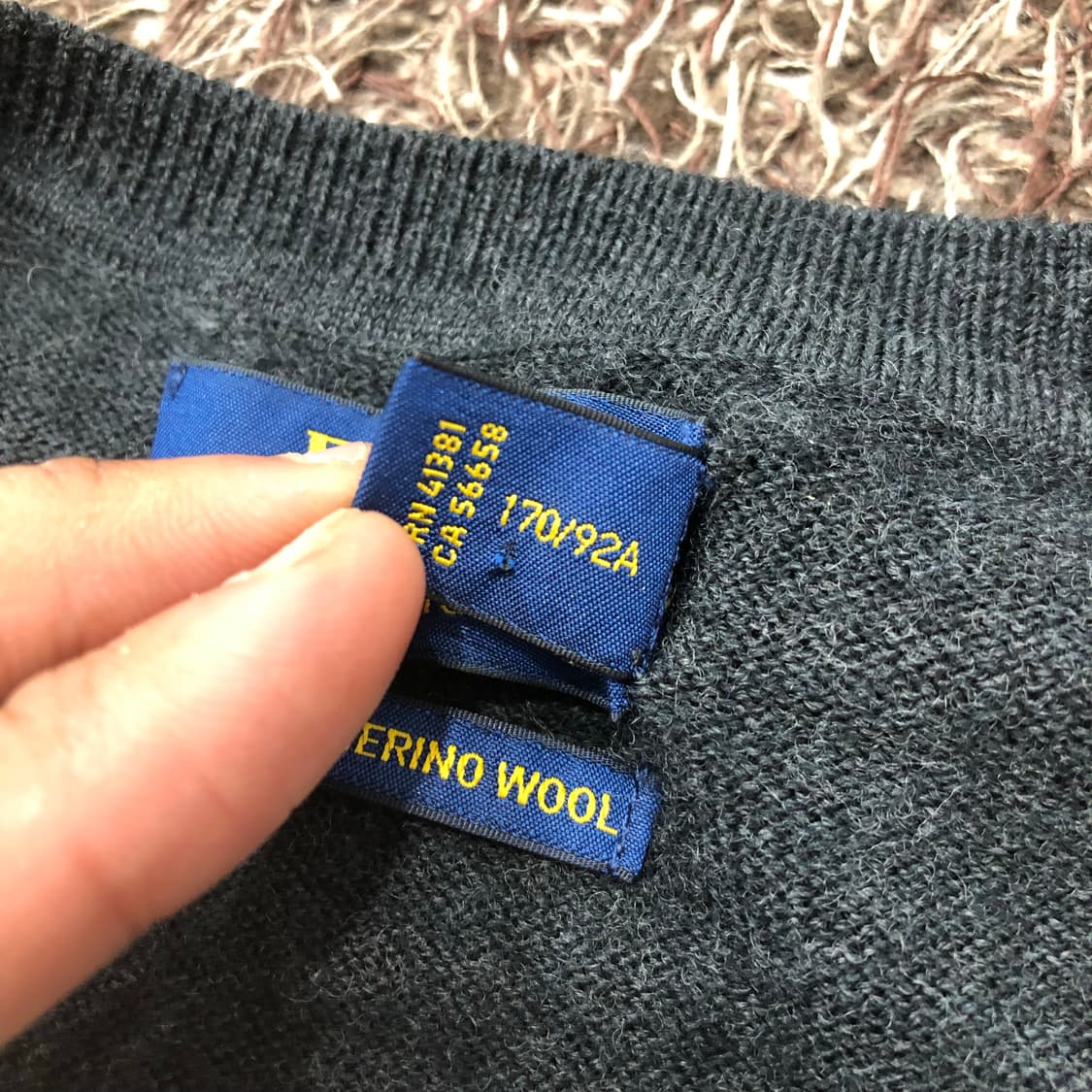 폴로 랄프로렌 메리노 울 니트 조끼 베스트 상품이미지4