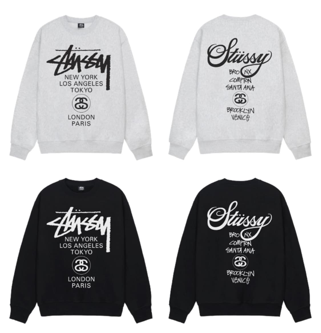 스투시 월드투어 맨투맨 (( 새상품 )) 상품이미지6