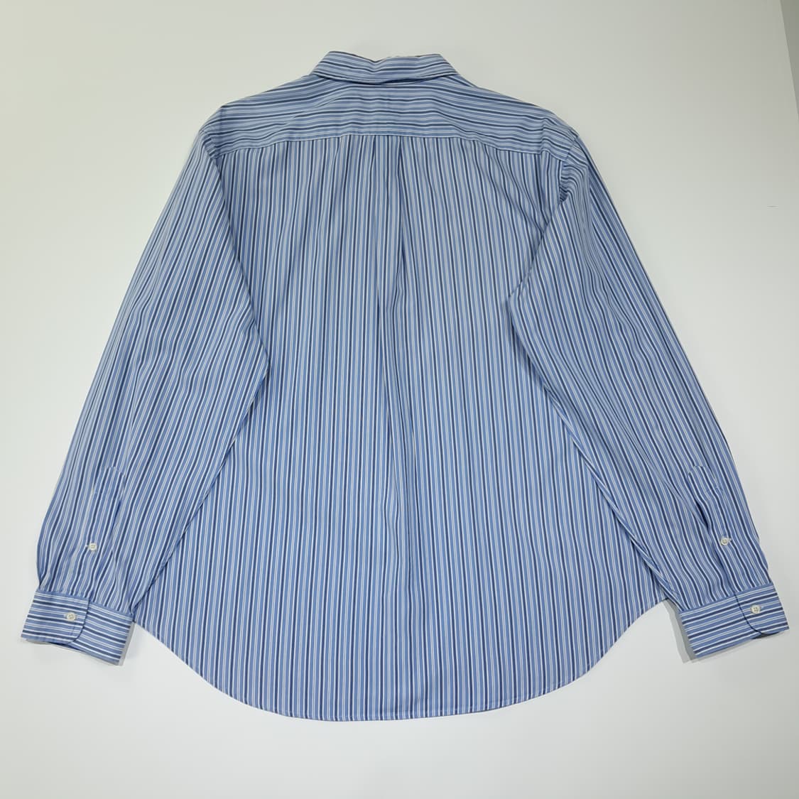 CL686 2XL 폴로 00s 스트라이프 버튼다운 블루 셔츠 상품이미지6