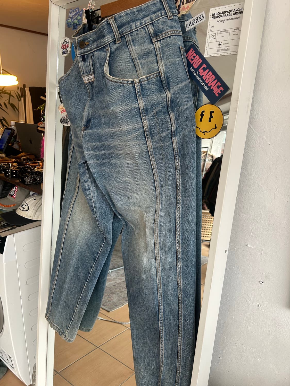 80,90‘s 마리떼프랑소와저버 데님팬츠 상품이미지4