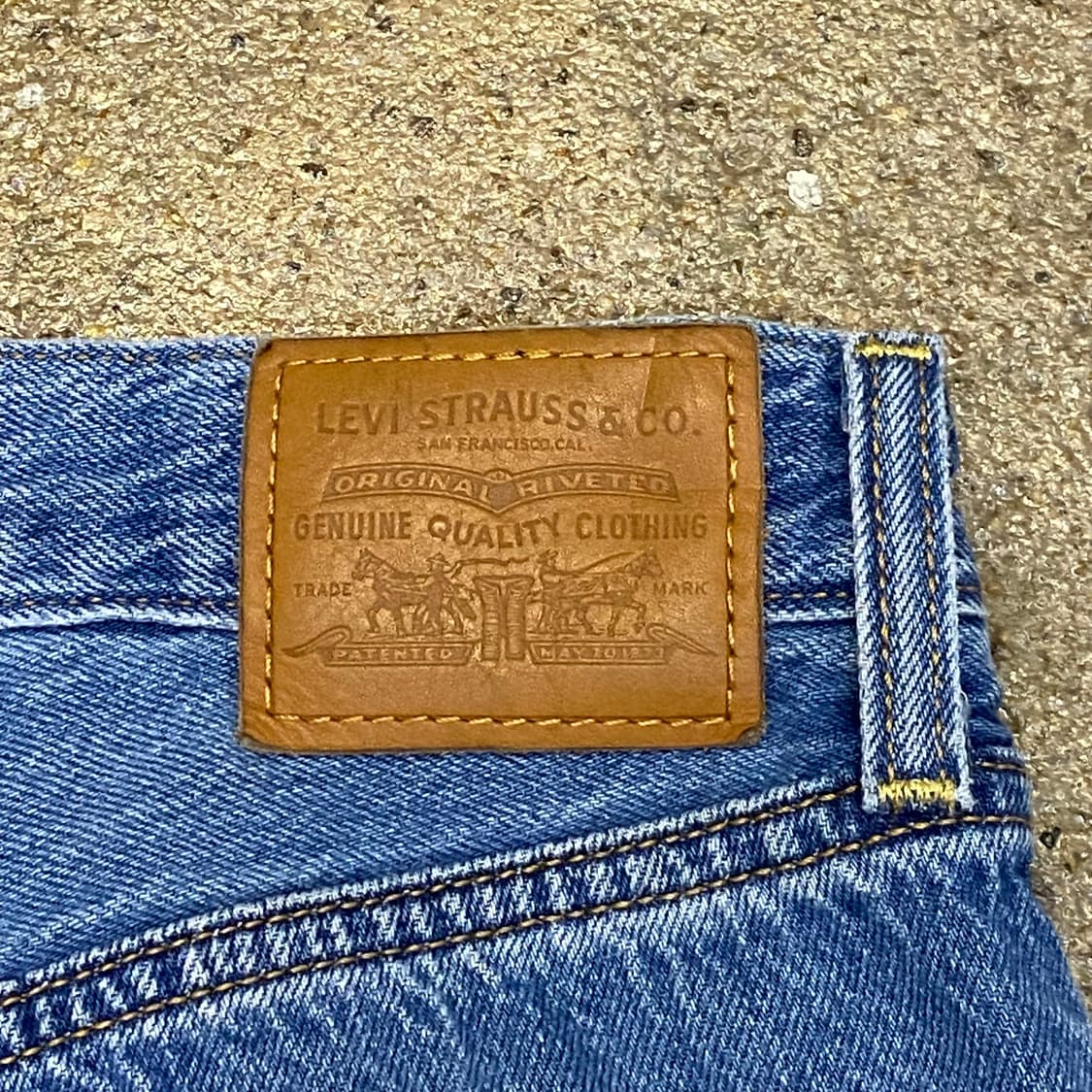 USA 빈티지 리바이스 립케이지 스트레이트 청바지 상품이미지7