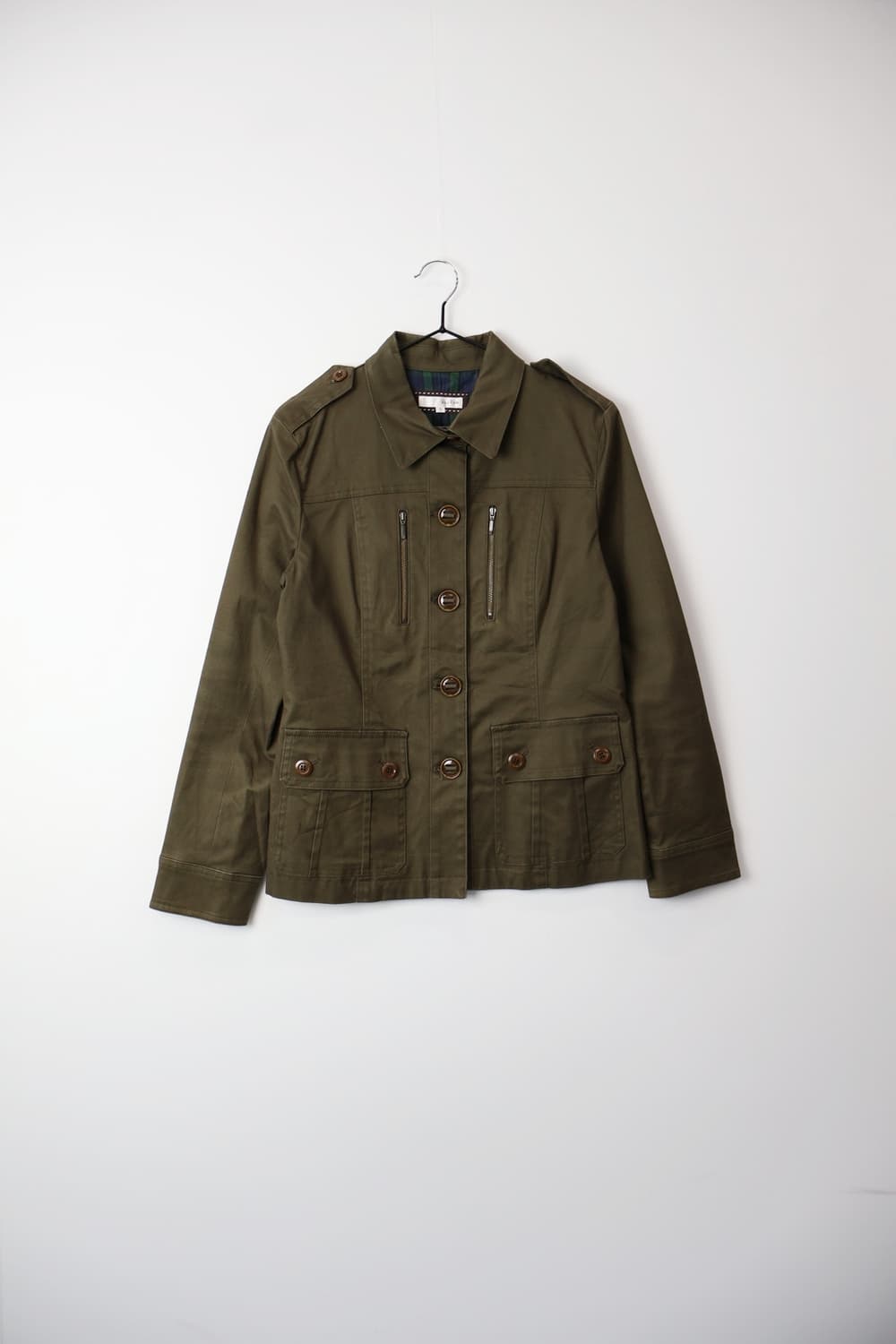 Jpn Khaki Button Front Military Jacket 상품이미지3