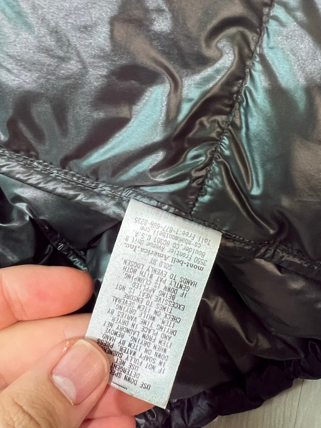 몽벨 알파인 구스 다운 파카 블랙 xl 상품이미지7